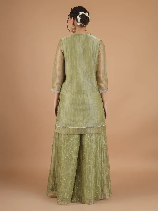 Sage_Zari_Crush_Tissue_Kurta_Set_With_Dupatta_Set_Of_3