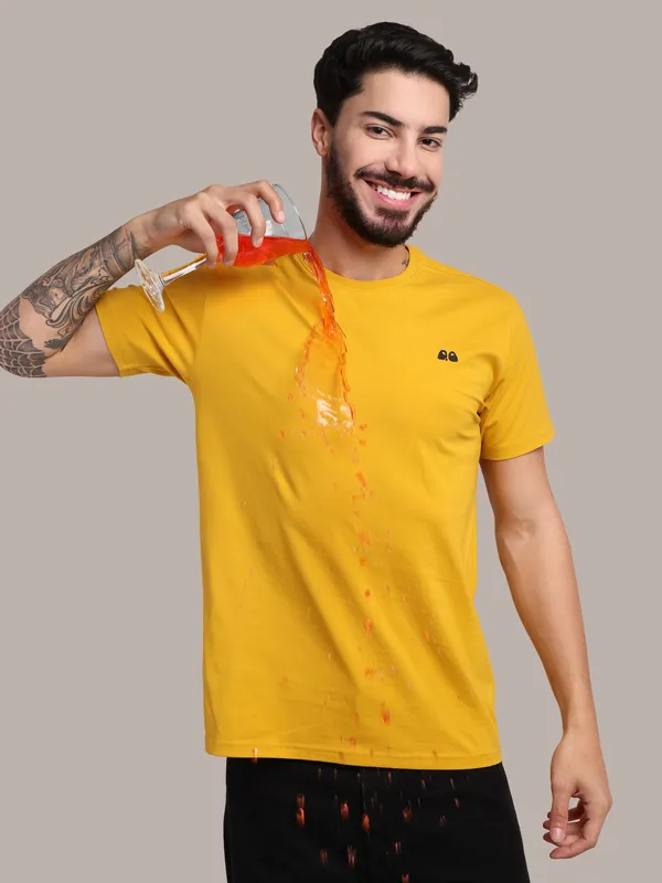 Classic_Organic_Cotton_Round_Neck_T_Shirt_Mustard