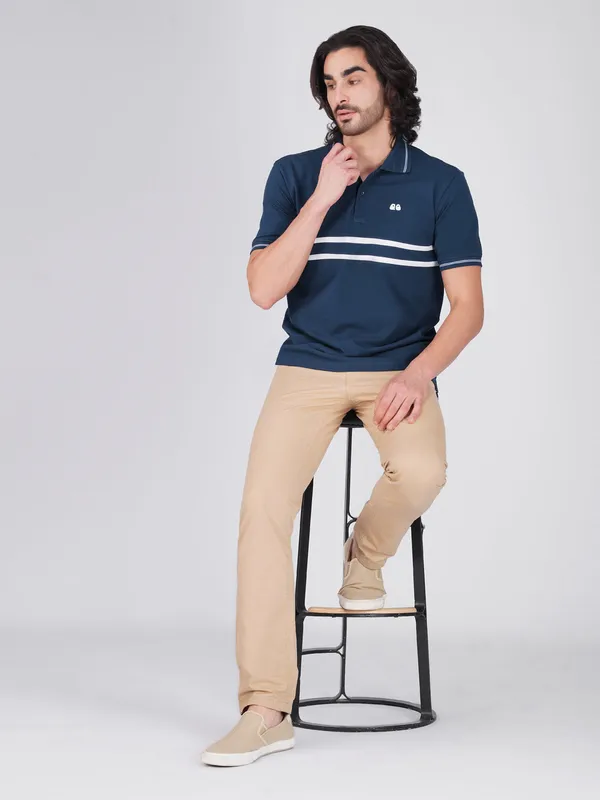 Men_S_Blue_Double_Stripe_Organic_Cotton_Polo_T_Shirt