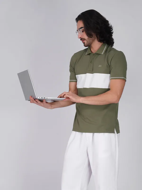 Men_S_Organic_Olive_Green_Cotton_Polo_T_Shirt