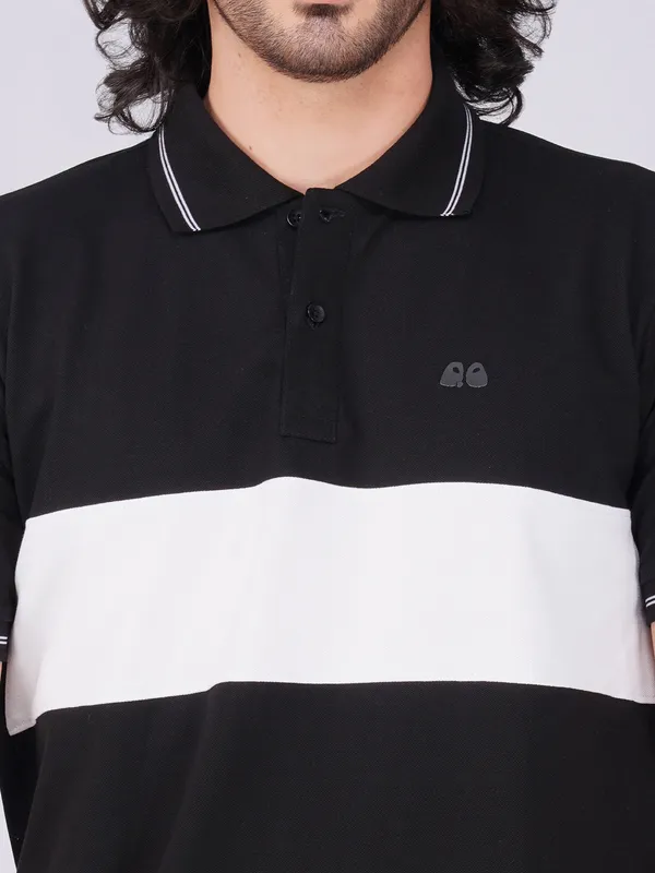 Men_S_Black_Organic_Cotton_Polo_T_Shirt_With_Anti_Stain_Anti_Microbial_Protection