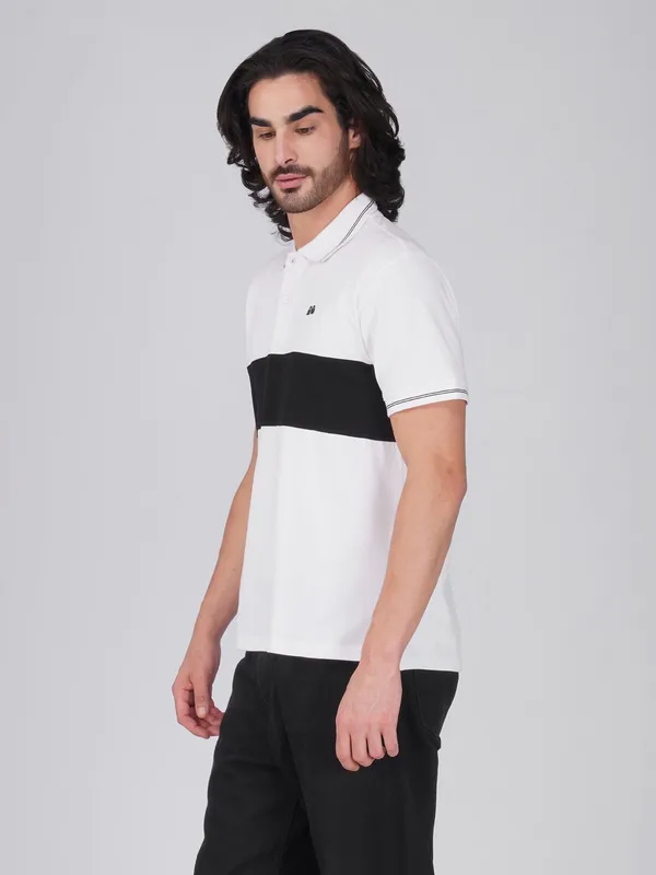 Men_S_White_Organic_Cotton_Polo_T_Shirt_With_Anti_Stain_Anti_Microbial_Protection