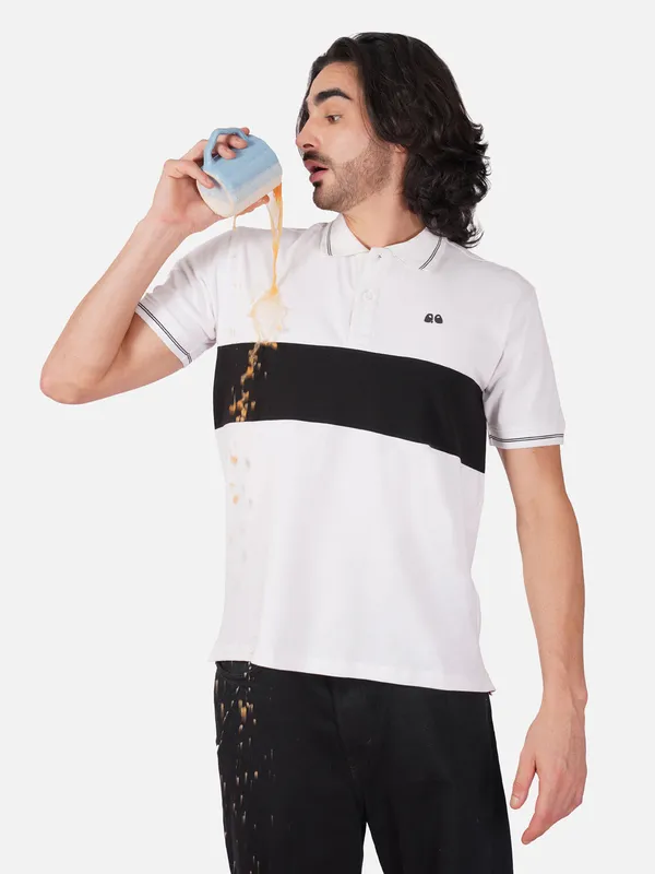 Men_S_White_Organic_Cotton_Polo_T_Shirt_With_Anti_Stain_Anti_Microbial_Protection