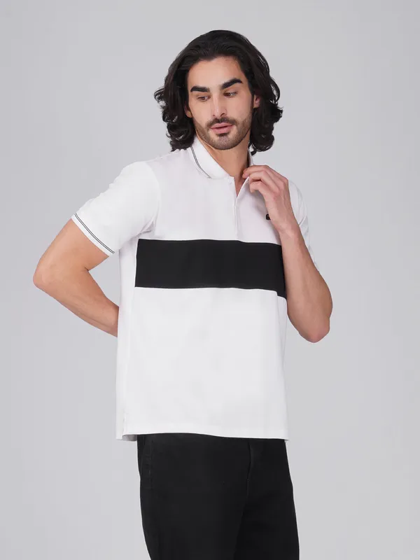 Men_S_White_Organic_Cotton_Polo_T_Shirt_With_Anti_Stain_Anti_Microbial_Protection