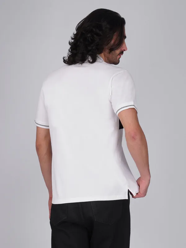Men_S_White_Organic_Cotton_Polo_T_Shirt_With_Anti_Stain_Anti_Microbial_Protection