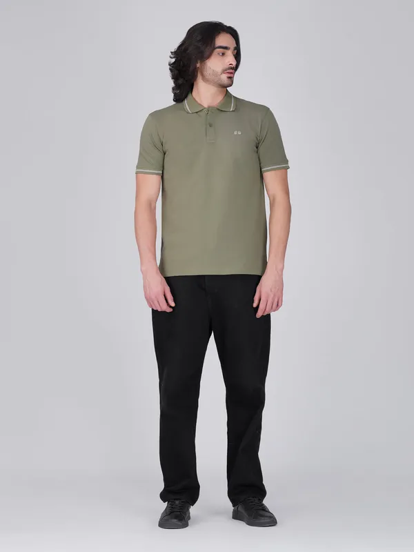 Men_S_Classic_Olive_Green_Organic_Cotton_Polo_T_Shirt