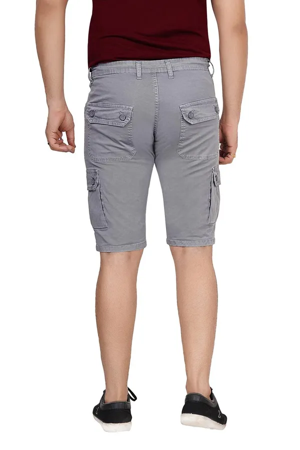 Grey_Cotton_Premium_Cargo_Shorts_For_Men