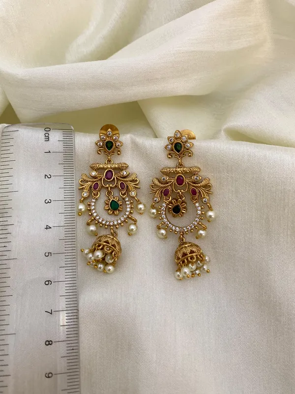 Mayura_Classic_Antique_Jhumka_Earrings