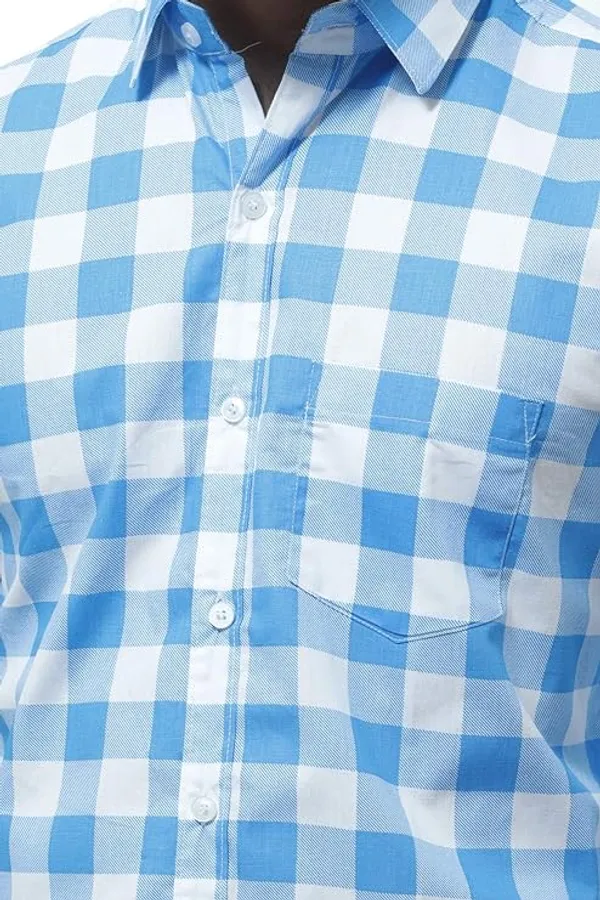 Skyblue_Cotton_Blend_Printed_Casual_Shirt_For_Men