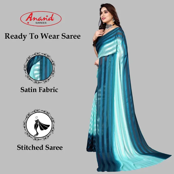 Embellished,_Striped,_Self_Design_Bollywood_Satin_Saree_(Dark_Blue,_Light_Blue)
