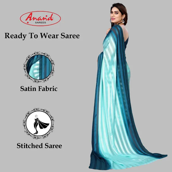 Embellished,_Striped,_Self_Design_Bollywood_Satin_Saree_(Dark_Blue,_Light_Blue)