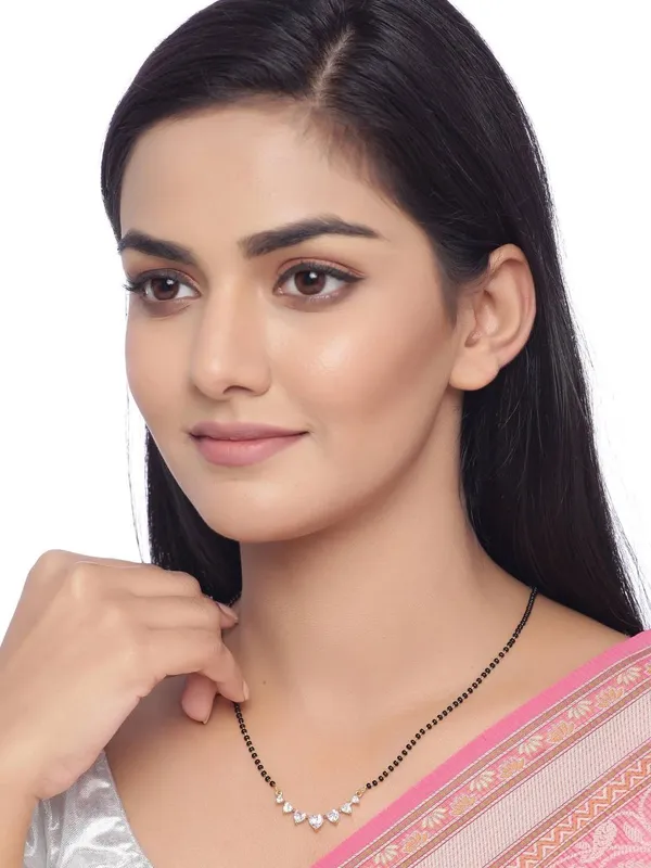 7_Hearts_Single_Layer_Mangalsutra_|_American_Diamond|_Fine_Design_Jewelry_&_Accessories_|