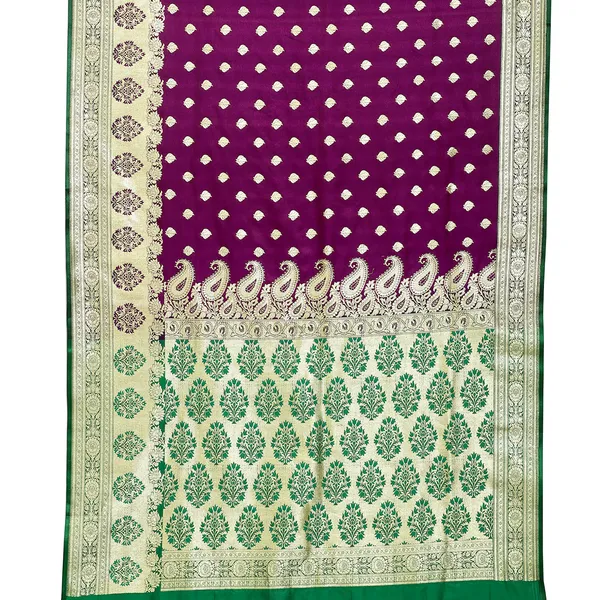 Purple_Satin_Silk_Banarasi_Sarees_For_Women