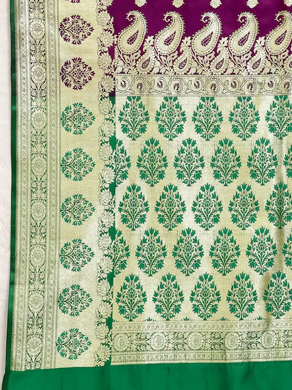 Purple_Satin_Silk_Banarasi_Sarees_For_Women
