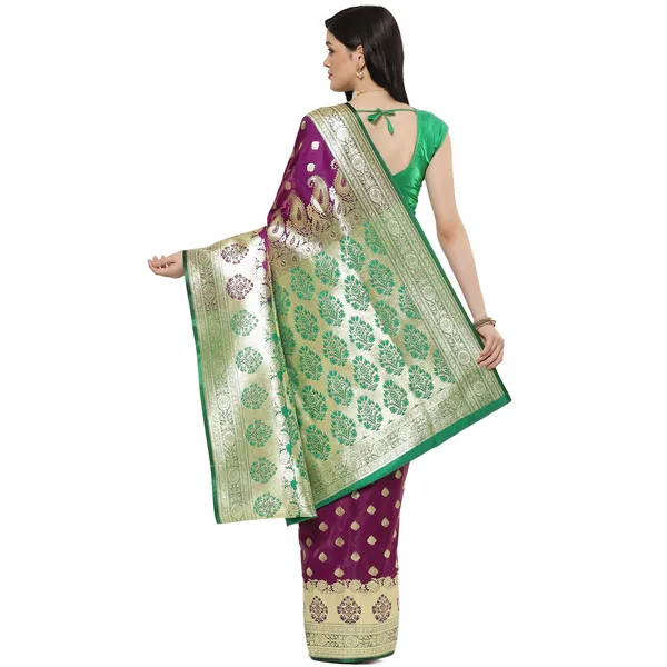 Purple_Satin_Silk_Banarasi_Sarees_For_Women