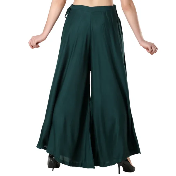 Dark_Green_Sharara__Comfortable,_Stylish_And_Trendy_Casual_Wear