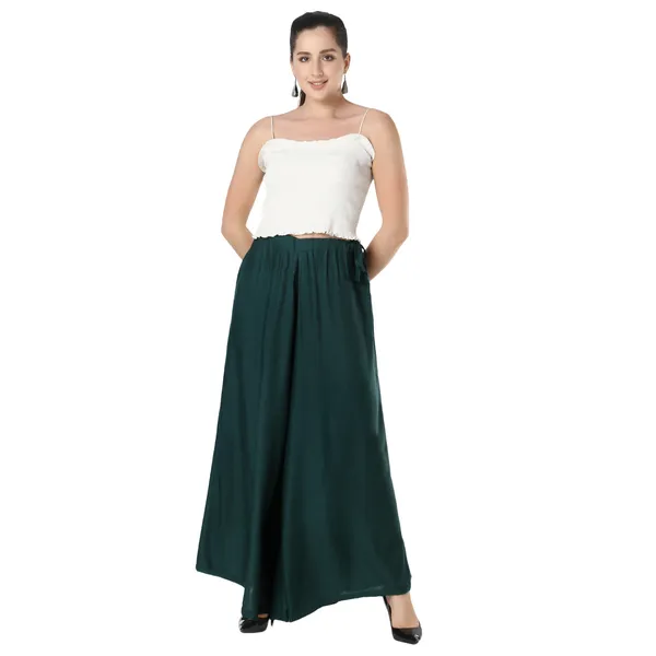 Dark_Green_Sharara__Comfortable,_Stylish_And_Trendy_Casual_Wear