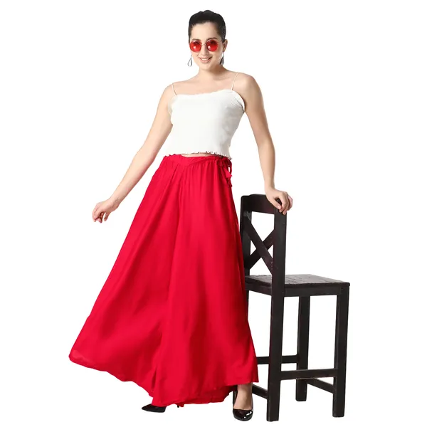 Red_Sharara__Comfortable,_Stylish_And_Trendy_Casual_Wear
