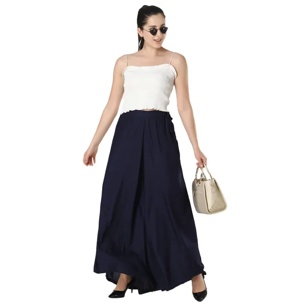 Navy_Blue_Sharara__Comfortable,_Stylish_And_Trendy_Casual_Wear