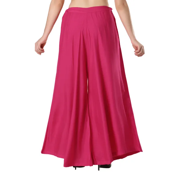 Rani_Pink_Sharara__Comfortable,_Stylish_And_Trendy_Casual_Wear