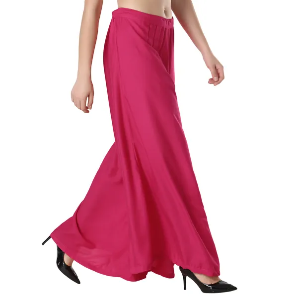 Rani_Pink_Sharara__Comfortable,_Stylish_And_Trendy_Casual_Wear