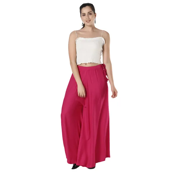 Rani_Pink_Sharara__Comfortable,_Stylish_And_Trendy_Casual_Wear