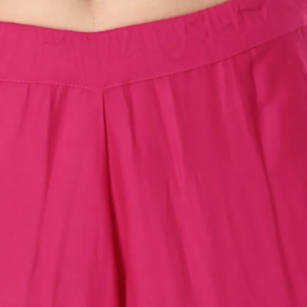 Rani_Pink_Sharara__Comfortable,_Stylish_And_Trendy_Casual_Wear
