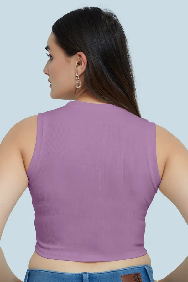 Periwinkle_Sleeveless_Ribbed_Round_Neck_Slim_Fit_Collarless_Casual_Tank_Top_For_Women