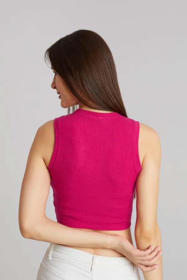 Stylish_Sleeveless_Round_Neck_Ribbed_Pink_Tank_Tops