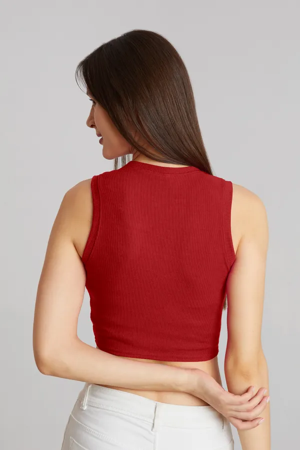 Stylish_Sleeveless_Round_Neck_Ribbed_Red_Tank_Tops