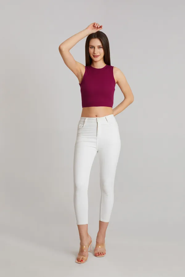 Stylish_Sleeveless_Round_Neck_Ribbed_Wine_Tank_Tops