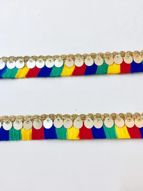 Multicolour_Poliyester_Thread_Premium_Border_For_Women