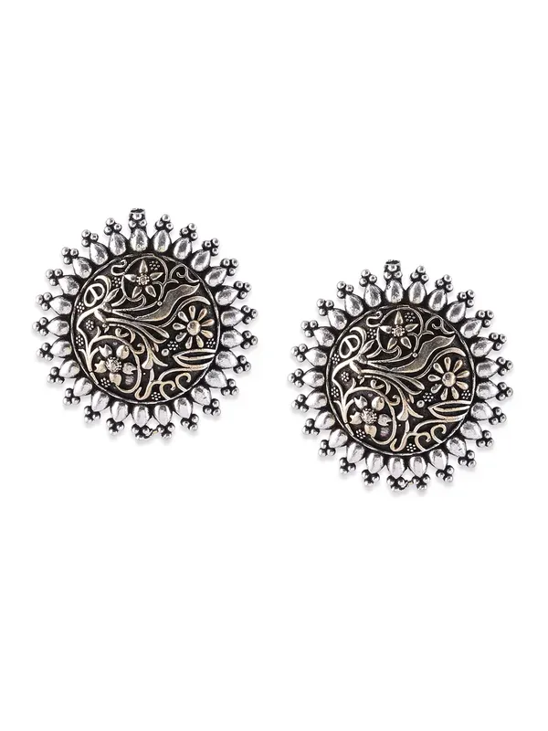 Dual-Tone_Circular_Stud_Earrings