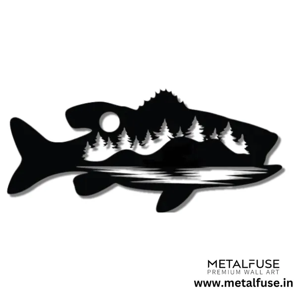 Wooden_Wall_Art_for_Home_Decoration__|_Bass_Fish_Design_Alternative__|_Black