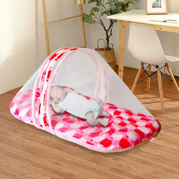 Cheeky_Cheeky_Baby_Bedding_Set_with_Mosquito_net_and_Pillow_(Pink)