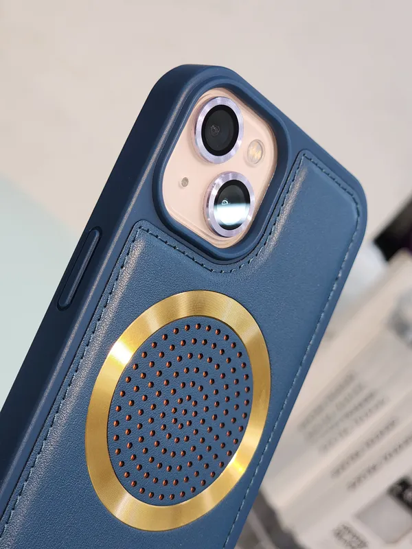 Iphone_11(6.1)_Blue_Original_Luxurious_Leather_Magsafe_Case