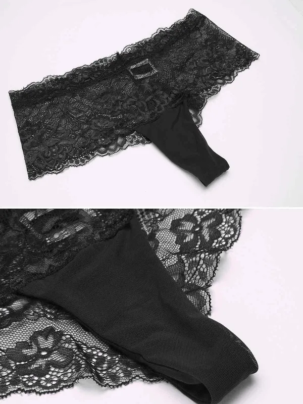 Black_Off_Shoulder_Lingerie_Set_For_Women