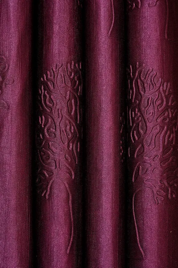 Polyester_Tree_Punching_Design,_Washable_Parde_for_Home,_Office,_Bedroom,_Living_Room_(Wine,_Set_of_2)