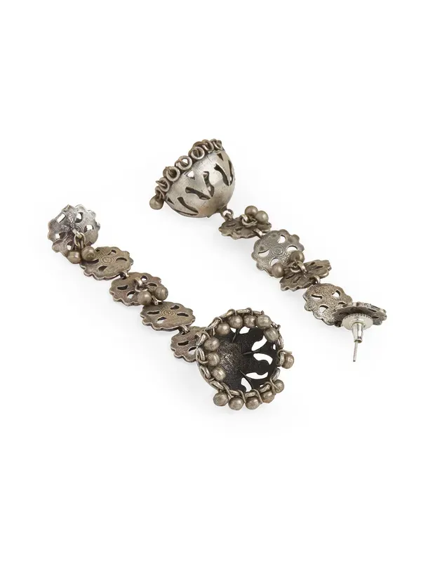 Women_silver_tone__long_dangler