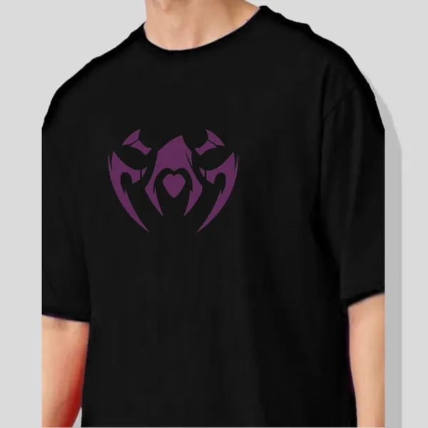 Black_Oversized_Printed_Half_Sleeve_Cotton_T-Shirt_For_Men