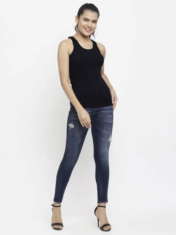 Black_Cotton_Lycra_Solid_Racer_Back_Tank_Top_Workout_Sports_Tshirts_For_Women