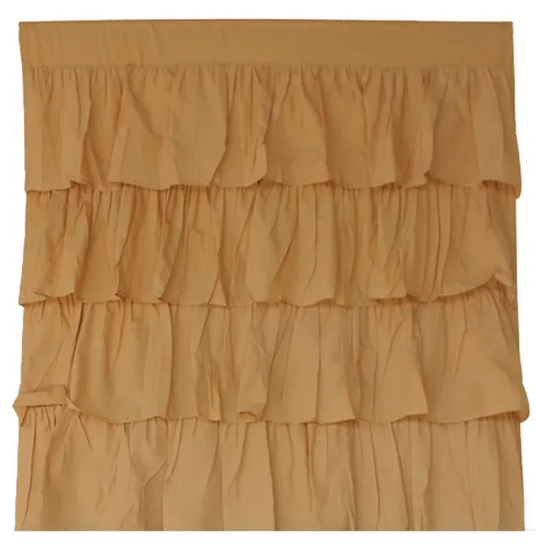 Pack_of_2_Cotton_Beige_Three_in_one_Ultimate_Ruffle_Rod_Curtain_Set_for_Window_and_Door