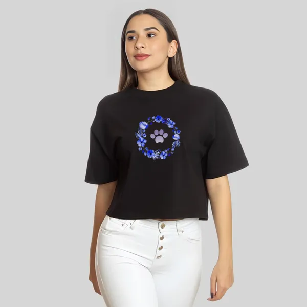 Black_Cat_side_back_Printed_Crop_Oversized_T-Shirt_For_Women