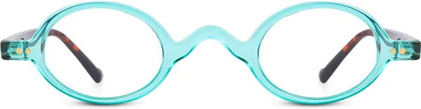 Green,Brown_Full_Rim_Round_Frame_(43_Mm)_-_For_Unisex