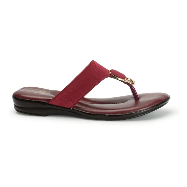 Casual_Buckle_Flat_Slippers_(Cherry)