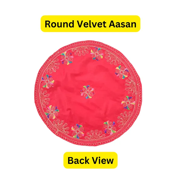 Round_Velvet_Pooja_Aasan_Mats_Cloth_Size_12_x_12_Inch_for_God_Mandir_(_Pack_of_2_)
