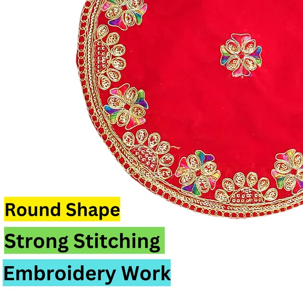 Round_Velvet_Pooja_Aasan_Mats_Cloth_Size_12_x_12_Inch_for_God_Mandir_(_Pack_of_2_)
