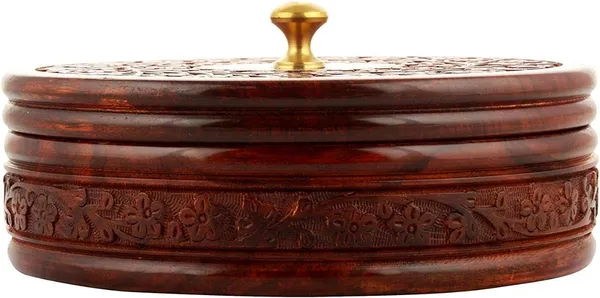 Sheesham_Wood_Hand_Carved_Chapati_Storage_Box