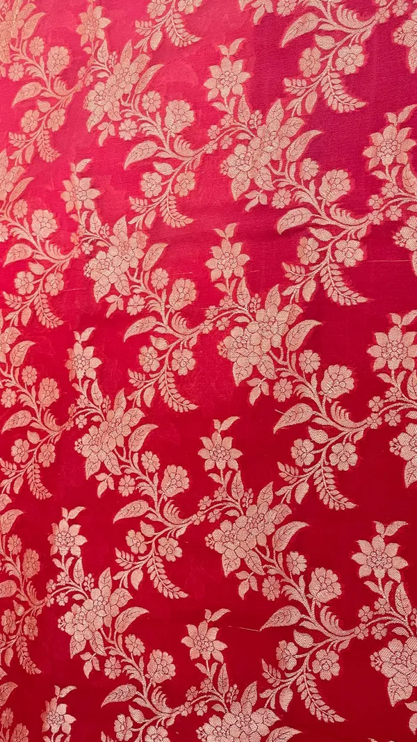 Humairah_Presents_Pure_Handloom_Rose_Pink_Contrast_Chiffon_Alfi_Gold_Zari_Jaal_and_Banarasi_Zari_Border_Saree_with_Rose_Pink_Blouse