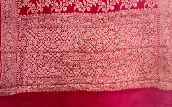 Humairah_Presents_Pure_Handloom_Rose_Pink_Contrast_Chiffon_Alfi_Gold_Zari_Jaal_and_Banarasi_Zari_Border_Saree_with_Rose_Pink_Blouse